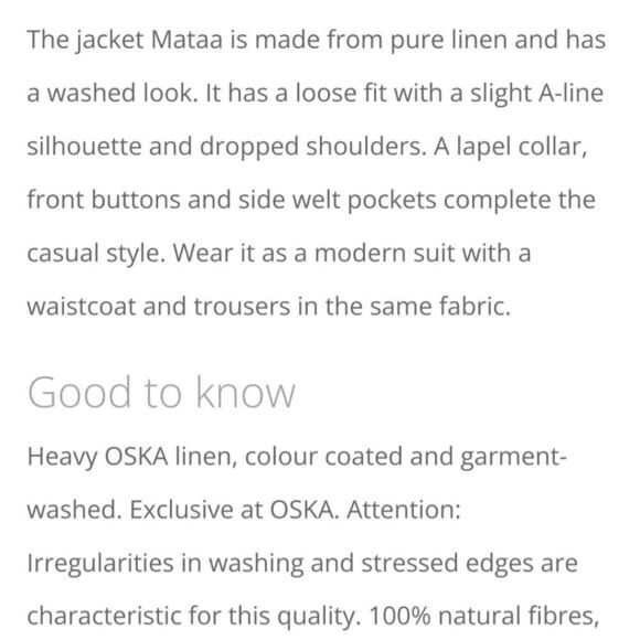 Vintage Oska Linen Summer Jacket - Picture 15 of 15